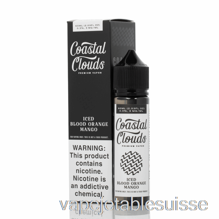 Vape Suisse Mangue Orange Sanguine Glacée - Nuages ​​côtiers Co. - 60 Ml 6 Mg